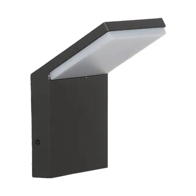Produktbild von Lucande LED-Außenwandleuchte Nevio, 17 cm, anthrazit, Alu