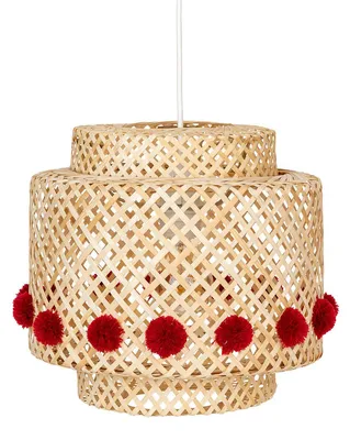 Zdjęcie produktu dla Lampa wisząca LIBY BAMB z ażurowym kloszem z bambusa, Ø 40 cm