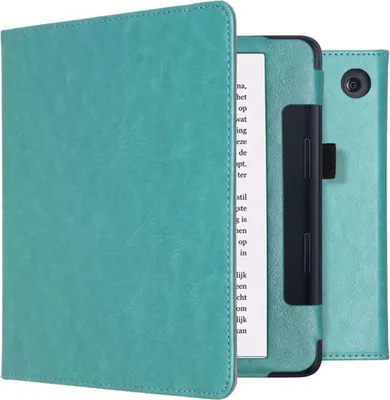 Productafbeelding van imoshion Vegan Leather Bookcase voor de Kobo Sage / Tolino Epos 3 - Lichtblauw