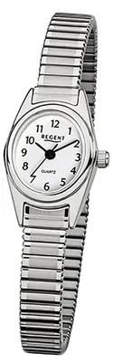Imagen del producto de Reloj de pulsera Regent para mujer, plateado, elegante, de cuarzo, analógico, modelo D3URF262