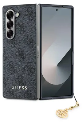 Obrázok produktu pre Guess, ochranné puzdro 4G Charm pre Samsung Galaxy Z Fold 6, sivé