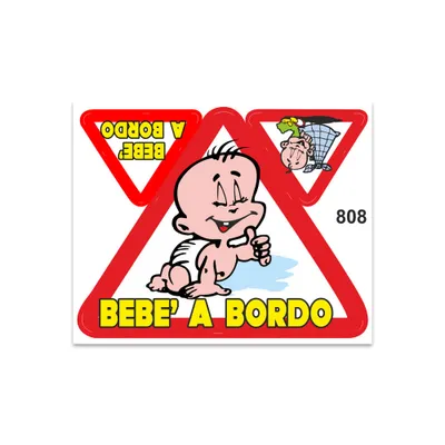 Immagine prodotto di Adesivo Baby an Bord 14 x 16 cm