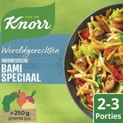Produktbild von Knorr Wereldgerechten Indonesische Bami 267g – Schnelle, leckere Fertigmahlzeit