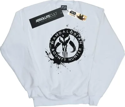 Produktbild von Star Wars - "The Mandalorian Bounty Hunter" Sweatshirt für Herren BI46351 (3XL) (Weiß)