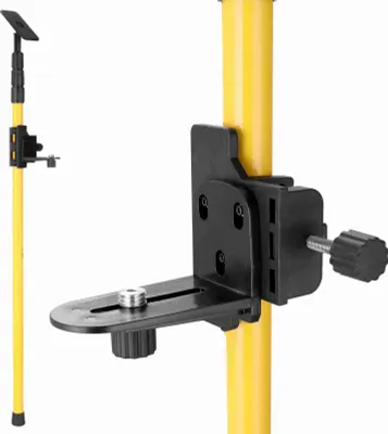 Produktbild von Teleskopstange für Linienausrichter Aluminiumlegierung Verstellbarer Hub Verlängerungshalter Ständerhalterung für 1/4'' und 5/8'' Laserwasserwaage