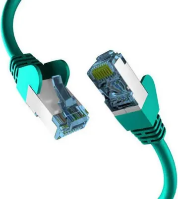 Produktbild von EFB RJ45 PATCHKABEL mit CAT7 ROHKABEL GRÜN 1.5m