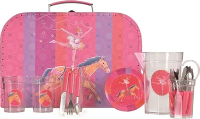 Produktbild von Egmont Toys Koffer-Geschirr-Set Zirkus