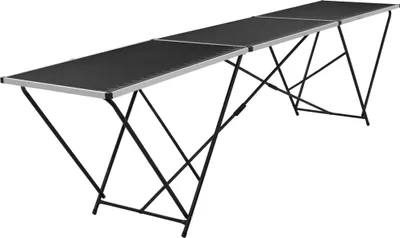 Obrázok produktu pre vidaXL Tapetový stôl Skladací stôl z MDF a hliníka 300 × 60 × 78 cm