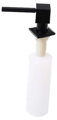 Immagine prodotto di Distributore da incasso Aqbau® per sapone, erogatore per lozione, distributore per detersivo per piatti (nero)