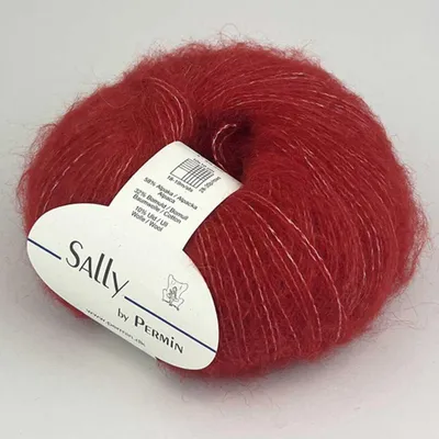 Image de Sally by Permin – Fil moelleux en alpaga superfine, coton et mérinos (175 m/50 g) (11 baies de goji)