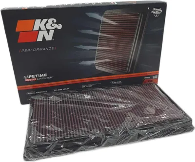Immagine prodotto di Filtro aria motore K&N 33 3033 Filtro di ricambio lavabile premium ad alte prestazioni Maggiore efficienza
