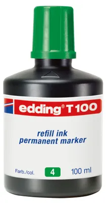 Produktbild von Edding T 100, Grün, Schwarz, Grün, Weiß, 100 ml, 1 Stück(e), Deutschland