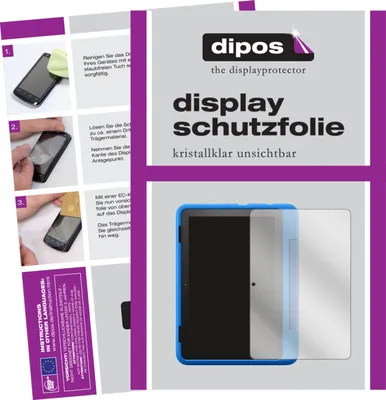 Produktbild von 2x ochranná fólia pre tablet Amazon Fire HD 8 Kids Pro priehľadná ochranná fólia na displej dipos