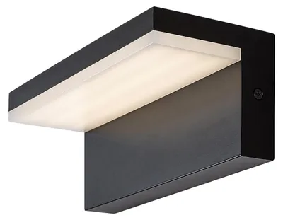 Image de Rabalux Black LED luminaire Zaragoza 10W IP54 77092