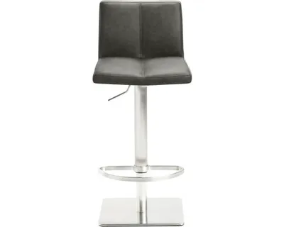 Produktbild von Bar-/Tresenhocker 1285 Gestell Edel- stahl , Sitzschale schlamm,