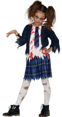 Zdjęcie produktu dla GUIRCA PARTIES Kostium Halloween Zombie dla dzieci w wieku 10-12 lat GUIRCA