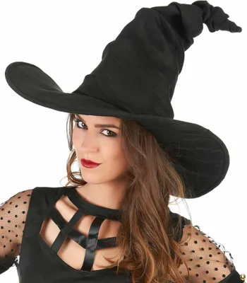 Smiffys Hexenhut – Schwarz, Hoch Und Spitz, Für Halloween & Karneval, One Size