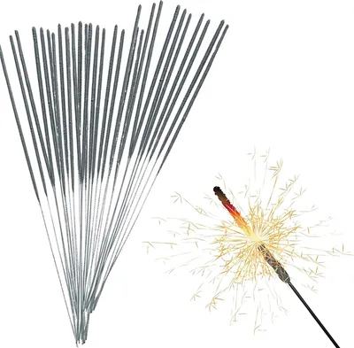 Zdjęcie produktu dla 400x Sparklers 17 cm - Fontanna Starburst na imprezy i fajerwerki Sylwester Cat. F1 dla młodzieży i dzieci Fajerwerki młodzieżowe 2023