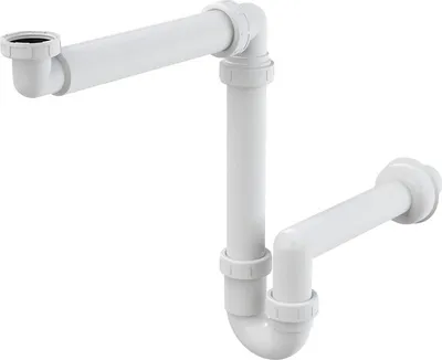 Immagine prodotto di Sifone per lavabo salvaspazio Alcadrain A434 con dado di troppopieno da 5/4