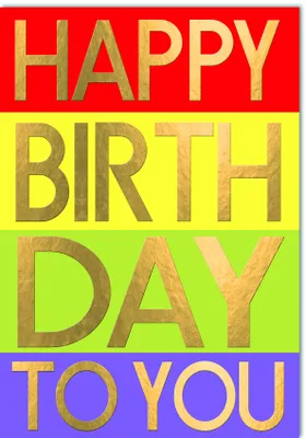 Produktbild von Geburtstag - A4 - Glückwunschkarte im Format 21 x 29,7 cm mit