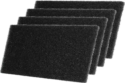 Produktbild von 4x Schaumstoff-Filter ersetzt HX481010354757 für Bauknecht EcoGreen 95 Excellence 4580 6580 6590 7882 8882 9882 Excellence HP 7422 8522 Green Intelligence HDD 8000 Pro HP HDD 9000 HP TK Champion 7A++