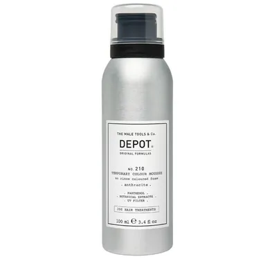 Produktbild von Mousse de temporäre Farbe Depot Nº210 Anthrazit, 100 ml, einfache de Anwendungsformel, Farbe intense und temporär für eine schnelle und kompromisslose Veränderung de Look.
