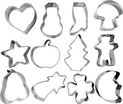 Image de Lot De 12 Découpoirs / Emporte-pièces Assortis Sur Cercle - Patisse