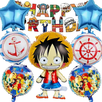 Image de Décorations d'anniversaire : ballons, lot de 8, multicolores, pour garçons