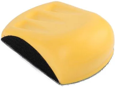 Obrázok produktu pre Ergonomická brúsna doska z ocele sPolyuretánpenou, 125 mm, určená na brúsenie a leštenie, hmotnosť iba 106 g.