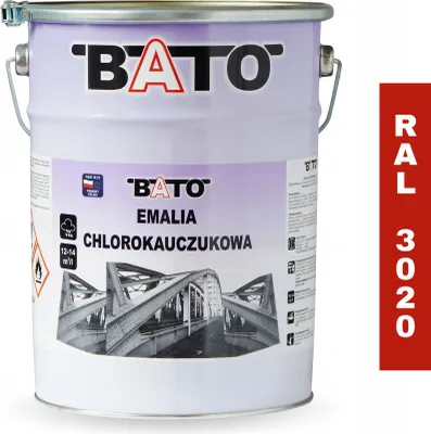 Produktbild von Chlorkautschuk-Emalie Rot Ral 3020 A 5L