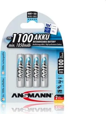 Zdjęcie produktu dla Ansmann 5035232, AAA, Niklowo-metalowo-wodorkowa (NiMH), 10.5 x 44.5