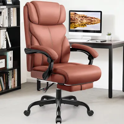Productafbeelding van Bureaustoel - Bureaustoel Ergonomisch - Bureaustoel Met Voetensteun - Managersstoel - Werkstoel