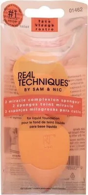 Zdjęcie produktu dla Real Techniques Miracle Complexion Sponge Duo Zestaw gąbek do podkładu, 2 sztuki