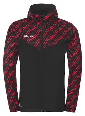 Produktbild von Uhlsport Progressive 28 Multi Hood Jacke - schwarz/rot, Größe:3XL
