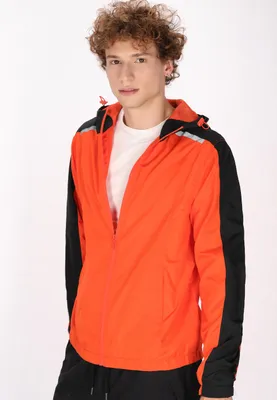 Produktbild von Tavite Herren jacke - orange schwarz, XL