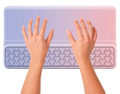 Productafbeelding van Handballensteun voor toetsenbord en muis - Ergonomische polssteun met traagschuim
