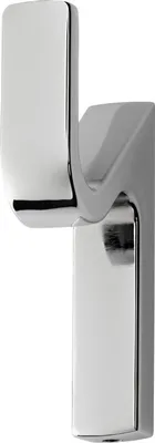 Produktbild von SOTECH Garderobenhaken ANGOLO Höhe 76 mm x Breite 14 mm Chrom poliert aus Zinkdruckguss