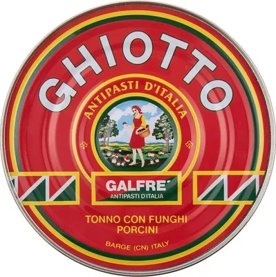 Zdjęcie produktu dla Galfrè - Ghiotto - Tuńczyk z borowikami - 1,7 kg