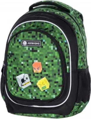 Immagine prodotto di ASTRABAG PIXEL ONE Zaino per la scuola a 3 camere