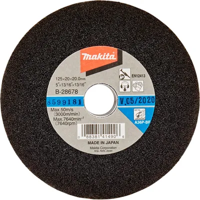 Produktbild von Makita Schleifstein K36 125x20x20 (B-28678)