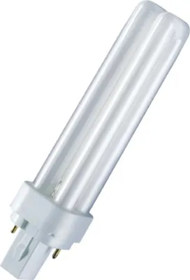 Immagine prodotto di OSRAM lampada fluorescente compatta DULUX D, 18 Watt, G24d-2