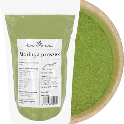 Produktbild von Moringa Pulver 250g Blattpulver Superfood Ballaststoffreich Proteinreich Küche