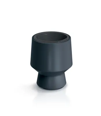 Image de Jardinière élégante avec surface lisse et base conique surélevée - Disponible en plusieurs couleurs