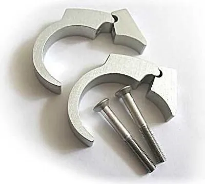 Produktbild von motogadget Lenker Klemmschellen 22mm, poliert