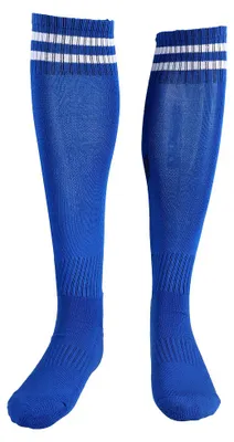 Obrázek produktu pro 1 pár dlouhých elastických fotbalových ponožek pro dospělé, podkolenky (modré)