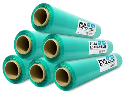 Obrázok produktu pre Zábalová fólia, zelená, 50 cm x 200 m, plastová, na ochranu nábytku