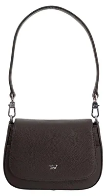 Zdjęcie produktu dla Torebka na ramię HANNA, model Flap Bag XS, czarna, damska - skóra