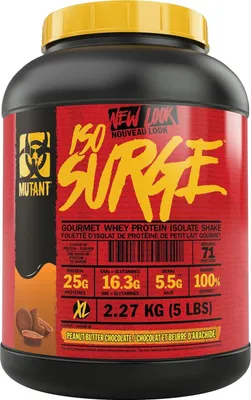 Produktbild von Mutant Iso Surge- 2270 g Peanut Butter Chocolate