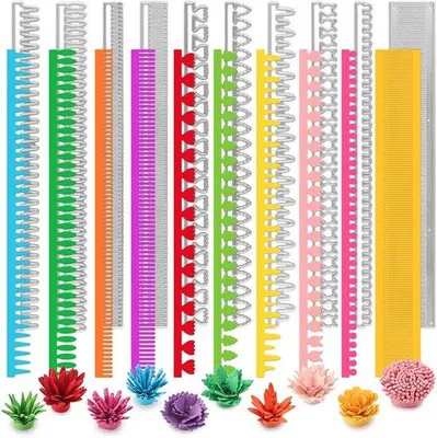 Produktbild von 3D Blumen Muster Schneidmallen für DIY Scrapbooking, Quilling und Embossing-Projekte