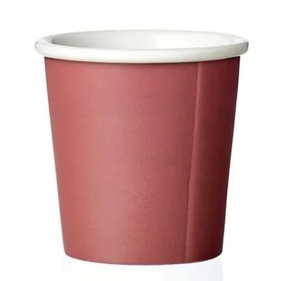 Productafbeelding van VIVA SCANDINAVIA Anna, Nordic espressokop - porselein - 8 cl - rood
